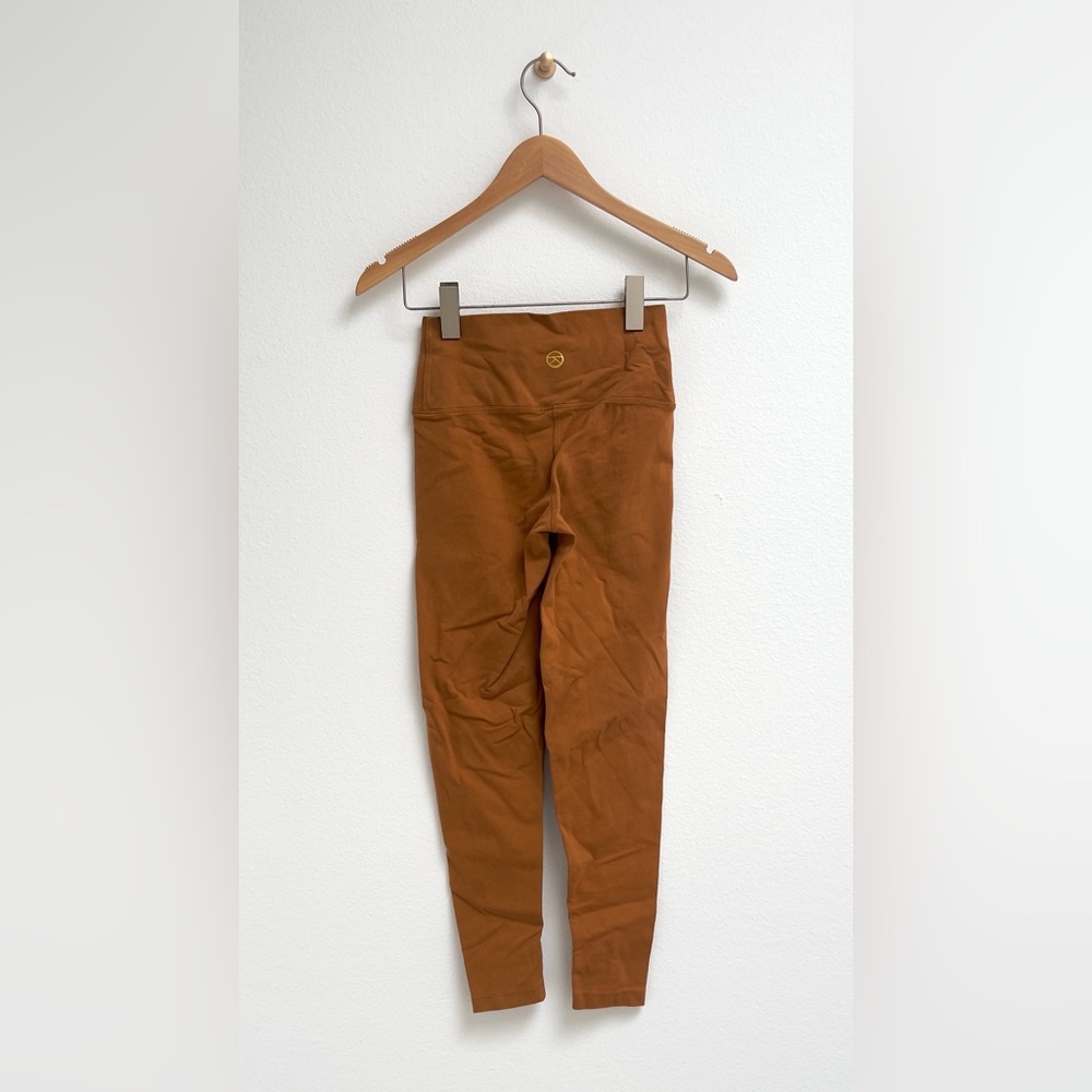 High-Waist Rust Leggings